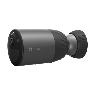 EZVIZ CS-BC1C Camara IP Inalambrica Con Bateria Recargable (Cero Cables) / Colores en Oscuridad / 2 Megapixel / Sirena y Estrobo / Alertas de Audio Personalizable / Uso en Exterior / Grabacion en la N