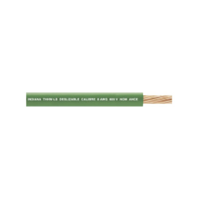 INDIANA SLY312GRN ( Venta x metro ) Cable Electrico de Cobre Recubierto THW-LS Calibre 14 AWG 19 Hilos Color Verde