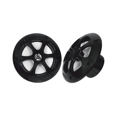 JVC KENWOOD KFC1613MRB Par de altavoces fabricado en grado marinos en color negro de 6.5" de 100 W de entrada maxima