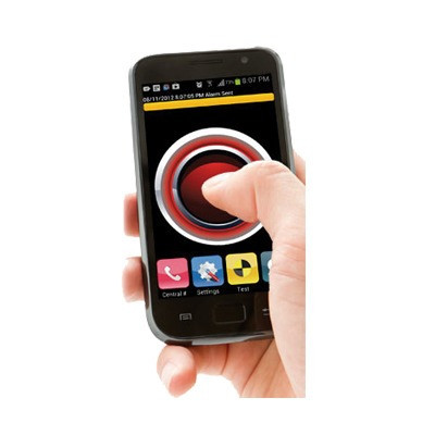 MCDI SECURITY PRODUCTS INC APS Licencia APS App Boton de Panico o asistencia personal para smartphone envia posicion GPS a central de alarmas con el software Securithor v2.