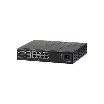 NETONIX WS10250AC Switch WISP PoE Administrable de 8 puertos Gigabit 2 SFP 250W entrada de 110-120 Vca y 210-230 Vca