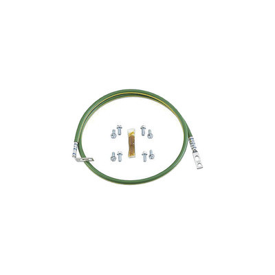 PANDUIT RGEJ1024PHY Jumper Para Aterrizar Equipos en Racks o Gabinetes 10 AWG Con Terminal Doblada a 45 Grados Terminal Recta Para Equipos 61 cm de largo