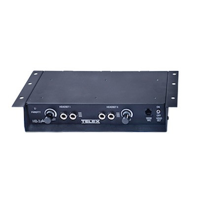 TELEX HB3PLUS Caja Adaptadora para Diadema Microfono de Escritorio y PTT Footswitch (Compatible con el Software C-Soft).