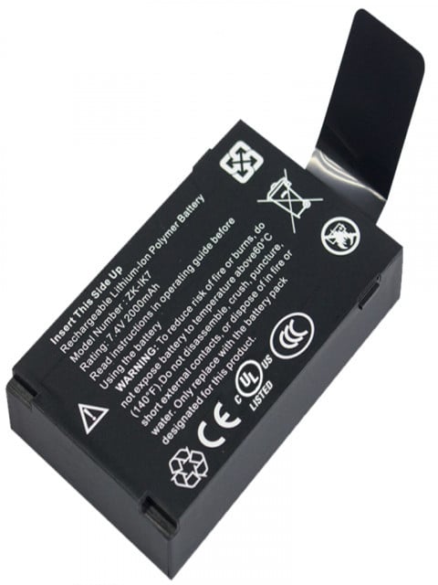 ZKTECO ZK-IK7 ZKTECO IK7 - Bateria de Respaldo para Control de Acceso / UFACE800/ SFACE900 / G3 / G3Pro