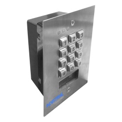 AccessPRO Industrial PROKEYPAD2V2 Teclado Exterior/Interior Antivandalico 3 Relevadores Salida Wiegand 1200 Usuarios Lector de Proximidad Empotrable