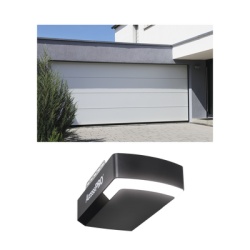 AccessPRO KIT-GAR127 KIT COMPLETO Puerta D/ Garage 12x7 Pies / Lisa Linea Central / Color blanco / Insulada / Incluye Motor FS1000APPRT / 1/2HP / Fuerte/Silencioso/Luz LED/Motor DC .
