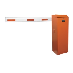AccessPRO KIT-XBF-LNB Kit de Barrera Vehicular Izquierda Color Naranja y Brazo de 3 m