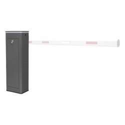 AccessPRO XBS-5003-R Barrera Vehicular Derecha / Soporta Brazo de Hasta 5.5 m / Final de Carrera Ajustable Por Programacion / Movimiento fluido / Diseno Elegante Color Gris / Con Corona Led Semaforiza