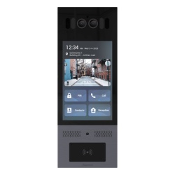AKUVOX X915SKIT Frente de Calle Antivandalico IK10 / Incluye montaje / Administracion 100% en la Nube / Notificacion a APP / Llamada Telefonica / ANDROID / SIP / ONVIF /Reconocimiento Facial / QR y PI