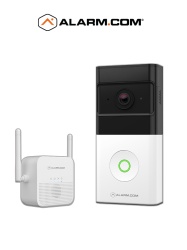 ALARM.COM ADC2220004 ALARM.COM VIDEO PORTERO CON TIMBRE - Timbre Inteligente con video Portero Inalambrico de alarm.com /Wi-Fi / IP66 /1080P / 160 apertura horizontal. Bateria incluida.