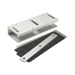 ALARM CONTROLS-ASSA ABLOY ACGDH Montaje en "U" para Puertas de Vidrio / Uso con chapas de 600 / Ajuste por Opresores
