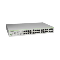 ALLIED TELESIS AT-GS950/24-10 Switch Gigabit WebSmart de 24 puertos 10/100/1000 Mbps (4 x Combo) + 4 puertos gigabit SFP (Combo)
