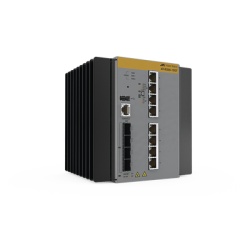 ALLIED TELESIS AT-IE300-12GT-80 Switch Industrial Administrable Capa 3 de 8 Puertos 10/100/1000 Mbps + 4 Puertos SFP