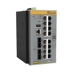 ALLIED TELESIS AT-IE340-20GP-80 Switch Industrial Administrable Capa 3 de 16 x 10/100/1000 Mbps + 4 Puertos SFP 240 W.