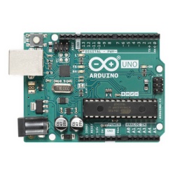 ARDUINO LLC A-000066 Placa de Desarrollo Arduino UNO R3 / Microcontrolador ATmega328P / 14 Pines Digitales / 6 Entradas Analogicas / USB-B / Compatibilidad Shields / Educacion e Industria