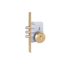 ASSA ABLOY RB101 Cerradura de embutir auxiliar de bulones sin resbalon y escudo E300L.
