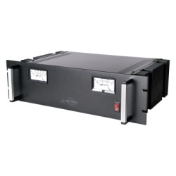 ASTRON RM-35MBB Fuente de poder 13.8Vcc 35A lineal regulada con circuito cargador de baterias para instalacion en rack