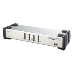 ATEN CS1744 Conmutador KVMP | Doble pantalla | audio | 4 puertos USB VGA |
