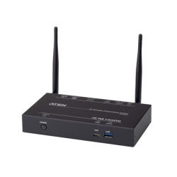 ATEN VP2020 Switch de presentaciones | Resolucion 4K | Diferentes herramientas de colaboracion: Anotacion pizarra y captura | inalambrico con Quad View | Multi-view se pueden compartir hasta 2 fuentes