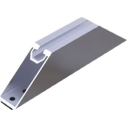 BASEL N00031 Accesorio de Sujeción Coplanar / Aluminio Serie 6000 / 120 g / Cinta Aislante EPDM / Techos de Lámina Trapezoidal