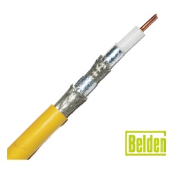 BELDEN 98-80/1000 Cable Coaxial con Blindaje Duobond II + 94 % Malla Trenzada Estanada + Duo Foil + 90 % de Malla Trenzada Estanada Aislamiento Polietileno Espumado.