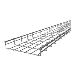 CHAROFIL CH-54-300EZ Charola Tipo Malla 54/300 mm Acabado Electro Zinc Hasta 258 Cables Cat6 Tramo de 3 Metros