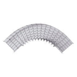 CHAROFIL CH-C90-54/200EZ Curva Pre-Fabricada Horizontal de 90° con medidas de 54 mm de Peralte y 200 mm Ancho (54/200 mm)