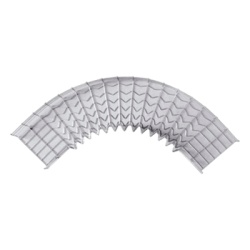 CHAROFIL CH-C90-54/200EZ Curva Pre-Fabricada Horizontal de 90Â° con medidas de 54 mm de Peralte y 200 mm Ancho (54/200 mm)