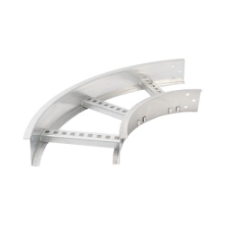 CHAROFIL CHC908R8X9AK Curva Horizontal de Aluminio de 90Â° Perfil Z / Peralte 3 1/4" / Ancho 9" / Radio 8" / Incluye Tornilleria (CHC90EZ314R8X9AK)