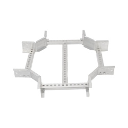 CHAROFIL CHXE8R8X12AK Derivacion "X" Horizontal de Aluminio Perfil Z / Peralte 3 1/4" / Ancho 12"/ Radio 8" / Incluye Tornilleria (CHXHEZ314R8X12AK)