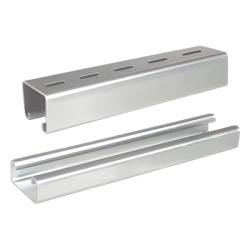 CHAROFIL UNP-4X4-U10-EZ Unicanal Perforado 4x4 3000 mm acabado ElectroZinc
