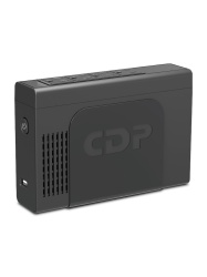 CHICAGO DIGITAL POWER CDP2300017 CDP Li-504 UPS Interactivo de 500VA / 250Watts / Entrada 120V / 4 Terminales de salida / Carga rapida mediante USB / Regulador / Respaldo 5 minutos a carga completa /