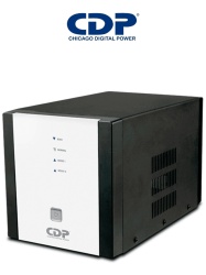 CHICAGO DIGITAL POWER CDP433018 CDP R-AVR2408 - Regulador / Especial para motores / 2400VA / 1200W / 9 Terminales de salida / 1 Terminal de salida NEMA5-20R / Retrdante a incendio