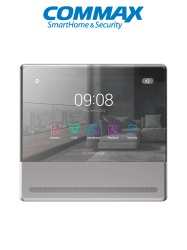 COMMAX CMX2160006 COMMAX CMV70MX - Monitor Touch para Videportero Pantalla de 7" y Wifi App Hey Commax Memoria SD Soporta 2 Frentes de Calle y 2 Camaras Analogas
