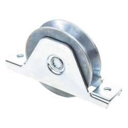 COMUNELLO 1151-4540-001 336V - Rueda de 10 cm / Capacidad Para Puertas de Hasta 380 kg / Canal Tipo "V"