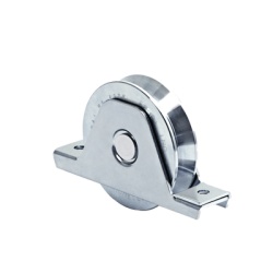 COMUNELLO 1151-4550-001 336V - Rueda de 12 cm / Capacidad Para Puertas de Hasta 400 kg / Canal Tipo "V"