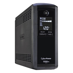 CYBERPOWER CP1350AVRLCDA UPS de 1350 VA/815 W Topologia Linea Interactiva Entrada 120 Vca NEMA 5-15P Tipo Mini Torre Con 10 Tomas NEMA 5-15R