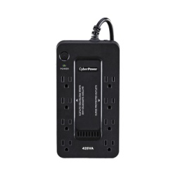 CYBERPOWER ST425 UPS de 425 VA/255 W Topologia Standby Entrada 120 Vca NEMA 5-15P Tipo Gabinete Compacto Con 8 Tomas NEMA 5-15R