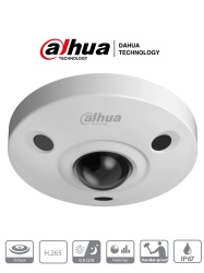 DAHUA DAI115005 DAHUA IPC-EBW81230 - Camara IP Domo Fisheye Antivandalica 4K/ 12 Megapixeles/ Vision 360 grados/ H265/ Audio/ IP67/ IK10/ HEAT MAP/ PoE/ IVS/ Ranura MicroSD