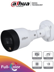 DAHUA DHT0030031 DAHUA IPC-HFW1239S1-LED-S4 - Camara IP Bullet Full Color 2 Megapixeles/ Lente de 2.8mm/ Luz Blanca de 15 Mts/ H.265/ IP67/ PoE/ DWDR/