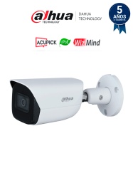 DAHUA DHT0030124 DAHUA DH-IPC-HFW5541EP-ASE-0280B-S3 - Camara Bullet de 5 MP/ WizMind/ Lente 2.8/ LED IR de 50 m/ metadatos de video/ E&S de alarma y audio/ Ranura para micro SD/ MIC incorporado/Prote
