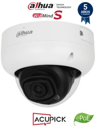 DAHUA DHT0040131 DAHUA IPC-HDBW5241R-ASE-S3 - Camara IP Domo 2MP Antivandalica/ WizMind/ Lente 2.8 mm/ 106 Apertura/ IR 50m/ E&S Alarma y Audio/ ePoE/ WDR/ IP67/ IK10/ Microfono integrado/ Ranura Micr