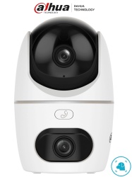 DAHUA DHT0060117 DAHUA DH-HPT1539DD-STW-5E2-IL - Camara IP PT Dual de 10 Megapixeles/ Hero/2 Lentes de 3k/ 30 de IR y Luz Visible/ Boton de Llamada/ Audio 2 vias/ Deteccion de Humanos y Mascotas/ Disu