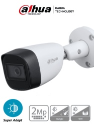 DAHUA DHT0290041 DAHUA HAC-HFW1231CM-28 - Camara Bullet 1080p/ Super Adapt/ Metalica/ Lente de 2.8mm/ WDR Real de 130 dB/ 107 Grados de Apertura/ 30 Mts de IR/ IP67/ Soporta CVI/AHD/TVI y CBVS/ Ideal