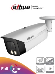 DAHUA DHT0290051 DAHUA HAC-HFW1509MHN-A-LED-0360B-S2 - Camara Bullet Full Color de 5 MP con lente de 3.6 mm y microfono integrado. Con vision nocturna de hasta 50 metros WDR real de 120 dB y color 24
