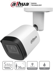 DAHUA DHT0290094 DAHUA HAC-B2A51N-U-28-S2 - Camara Bullet de 5 Megapixeles/ Lente de 2.8mm/ Angulo de vision 106 grados/ IR de 30 Mts/ IP67/ Metalica/ CVI/CVBS/AHD/TVI/