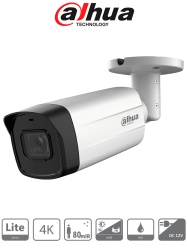 DAHUA DHT0290130 DAHUA DH-HAC-HFW1801TMN-I8-A-S3 - Camara Bullet 4K/ Tecnologia Super Adapt/ Lente de 2.8 mm con Apertura Hasta 106 Grados/ IR Inteligente de Hasta 80 Mts/ WDR Real de 120 dB/ Soporta: