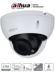 DAHUA DHT0300025 DAHUA HAC-HDBW1500R-Z - Camara Domo Antivandalica de 5 Megapixeles/ Lente Motorizado de 2.7-12mm/ Ir de 30 mts/ IP67/ IK10/ Soporta CVI/AHD/TVI y CBVS/