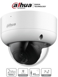 DAHUA DHT0300065 DAHUA HAC-HDBW1200EA - Camara Domo de 2 Megapixeles Antivandalica/ 1080p/ Lente 2.8 mm/ 115 Grados de Apertura/ IR de 40 Metros/ Super Adapt/ Proteccion IK10/ Uso Exterior IP67/ Sopor