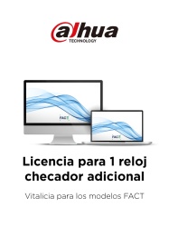 DAHUA DHT0820002 DAHUA TITANIUM - Licencia para 1 reloj checador adicional / Vitalicia para los modelos FACT